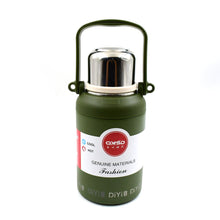 Stainless Steel Vacuum Insulated Water Bottle – 900ML, Leak-Proof, Wide Mouth with Hanging Strap (Mix Color)